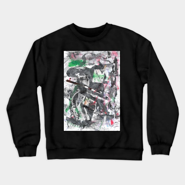 Cosmodromic art - 33 Crewneck Sweatshirt by walter festuccia